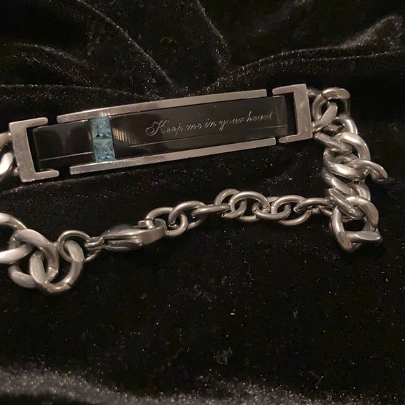 🎊HP🎊 “Keep me in your heart” Men’s bracelet - Picture 3 of 9